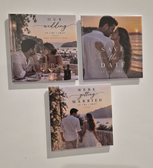 63.5mm x 63.5mm Custom Photo Magnets